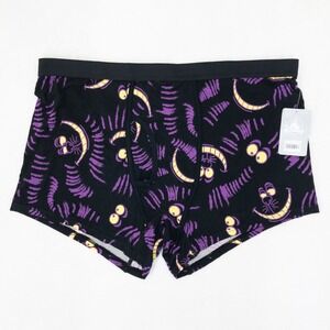 Disney Boxer Briefs Mens XXL Black Cheshire Cat Alice in Wonderland Print New